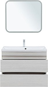 Тумба с раковиной Aquanet Нота New 334206 100 дуб холден для ванной в интернет-магазине Sanbest