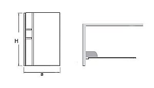 Шторка для ванны RGW Screens SC-53 80 купить в интернет-магазине Sanbest