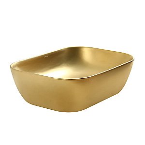 Раковина накладная ABBER Rechteck AC2200MMG золото матовое купить в интернет-магазине Sanbest