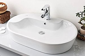 Раковина Creavit Topic 69,5 TP172-0000 белая купить в интернет-магазине Sanbest