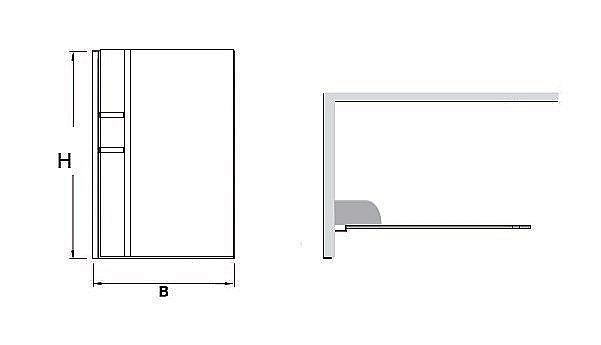 Шторка для ванны RGW Screens SC-53 80 купить в интернет-магазине Sanbest