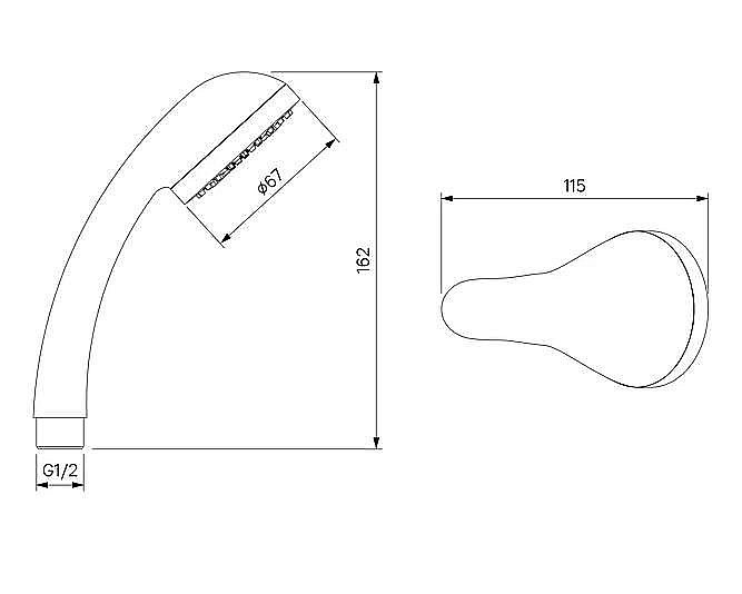 Смеситель для ванны Milardo Sterm STESB00M02 хром купить в интернет-магазине сантехники Sanbest