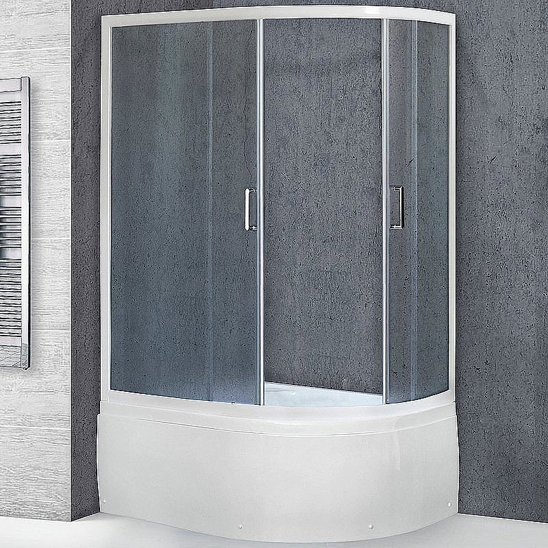 Душевой уголок Royal Bath RB8120BK-C 120х80 матовый купить в интернет-магазине Sanbest