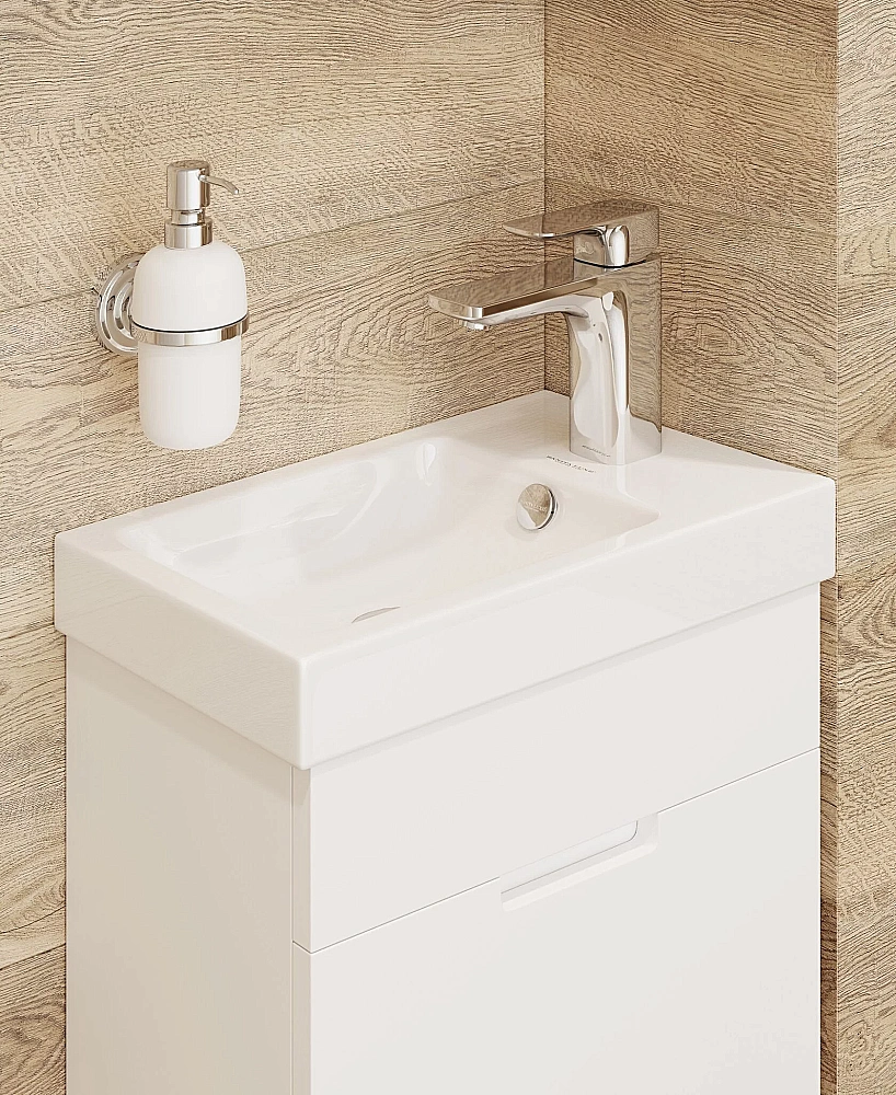 Раковина Sanita luxe Fest 40 FST40SLWB01 белая купить в интернет-магазине Sanbest