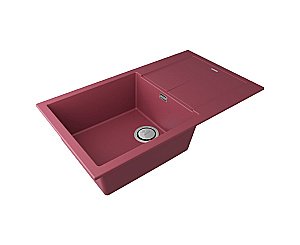 Кухонная мойка Paulmark Extensio 86 PM965644-ME красная матовая купить в интернет-магазине сантехники Sanbest