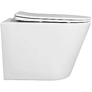 Унитаз Aquatek Вега SET AQUATEK ВЕГА cmp-017 с инсталляцией и черной матовой кнопкой, с крышкой микролифт, безободковый купить в интернет-магазине Sanbest