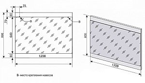 Зеркало Style Line Даллас Люкс 120 СС-00000393 белый в ванную от интернет-магазине сантехники Sanbest