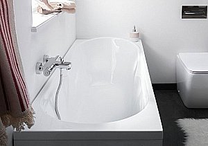 Акриловая ванна Aquanet Hellas 170x70 205497 с к/с8 купить в интернет-магазине Sanbest