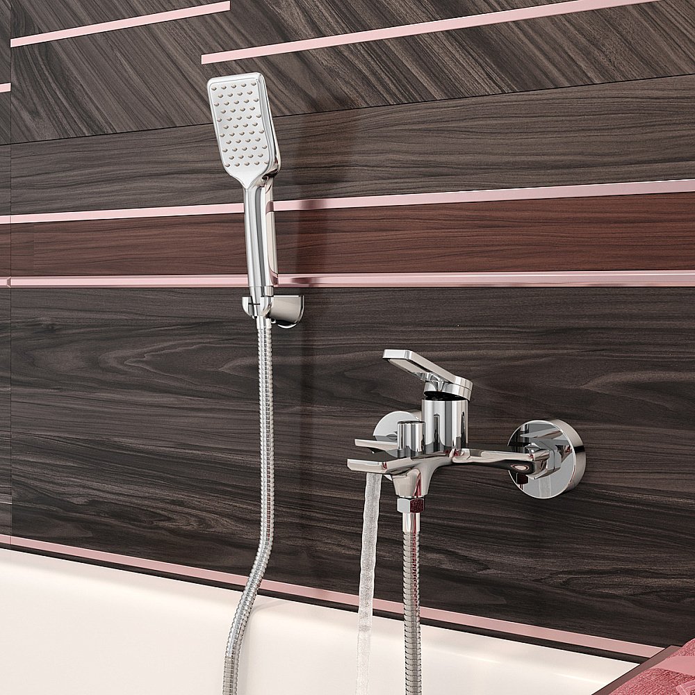 Смеситель для ванны Elghansa Brabant 2313878 хром купить в интернет-магазине сантехники Sanbest