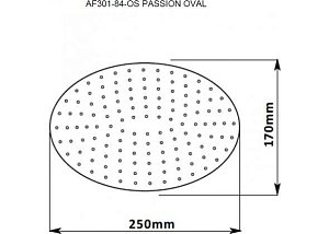 Верхний душ Aquanet Passion AF301-84-OS купить в интернет-магазине сантехники Sanbest