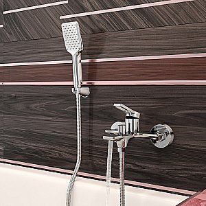 Смеситель для ванны Elghansa Brabant 2313878 хром купить в интернет-магазине сантехники Sanbest