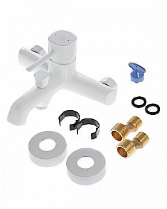 Душевая система Orange Karl M05-932w белый купить в интернет-магазине сантехники Sanbest