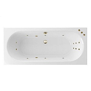 Ванна акриловая EXCELLENT Oceana Slim SMART WAEX.OCE18S.SMART.BR 180x80 белая с гидромассажем купить в интернет-магазине Sanbest