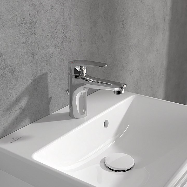 Смеситель для раковины Villeroy&Boch O.novo Start TVW10510111061 хром купить в интернет-магазине сантехники Sanbest