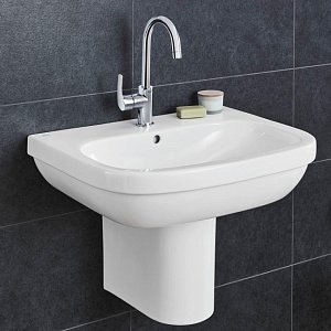 Раковина с полупьедесталом Grohe Euro Ceramic GR2004-2 60 купить в интернет-магазине Sanbest