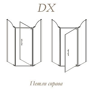 Душевой уголок Migliore Diadema ML.DDM-22.891.TR.BR 90x90 стекло прозрачное/профиль бронза купить в интернет-магазине Sanbest