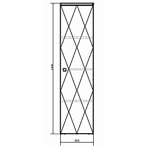 Шкаф-колонна Comforty Кремона 00-00001219 40 латте для ванной в интернет-магазине сантехники Sanbest