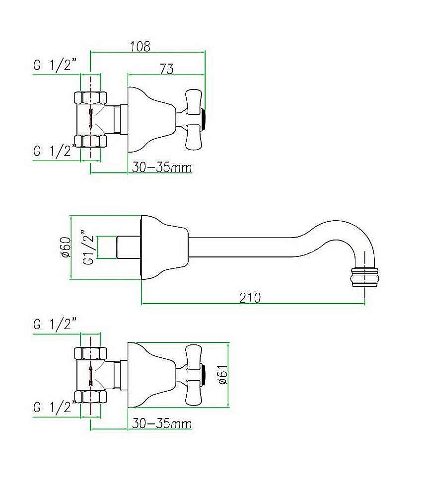 Смеситель для раковины Webert Armony AM750404060 медь купить в интернет-магазине сантехники Sanbest