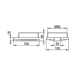 Мыльница KEUCO EDITION 400 11549039000 бронза купить в интернет-магазине сантехники Sanbest