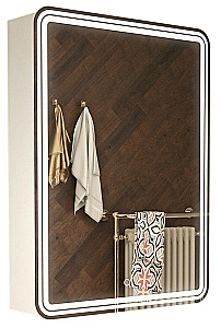 Зеркальный шкаф Azario Adriana 60х80 CS00069512 белый купить в интернет-магазине сантехники Sanbest