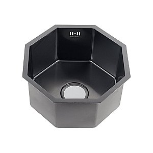 Мойка кухонная Melana Octavia Profline D400B черная купить в интернет-магазине сантехники Sanbest