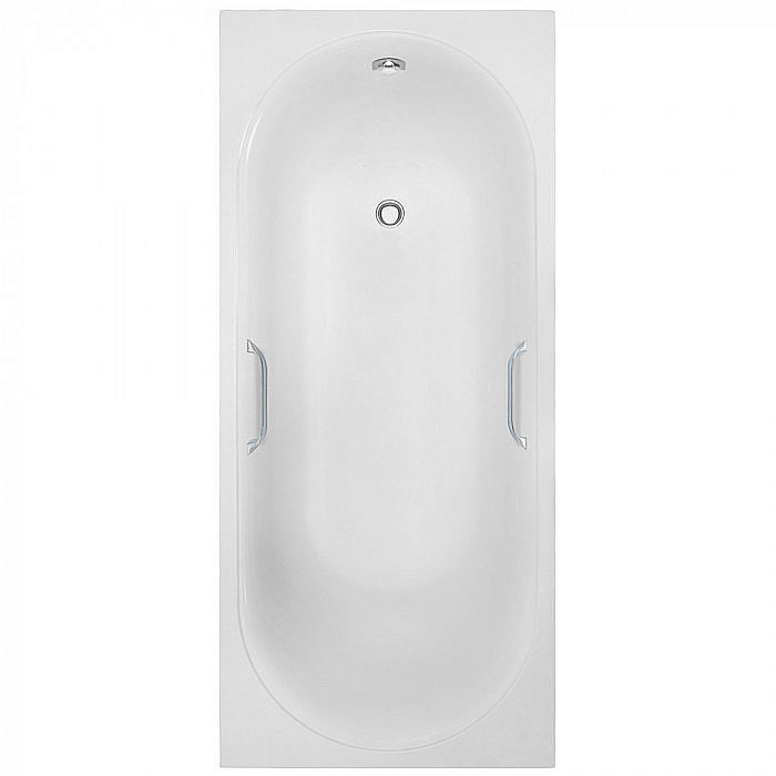 Ванна Delice Dolce DLR330060R-G 170х80 белая/ручки хром купить в интернет-магазине Sanbest