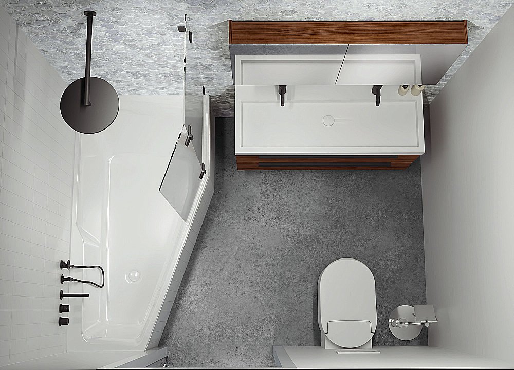 Акриловая ванна Riho Rething Space 160x75 белая купить в интернет-магазине Sanbest