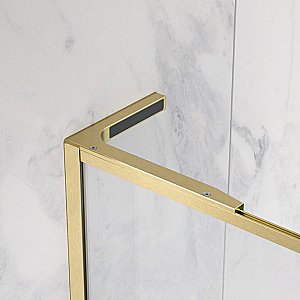 Душевое ограждение Radaway Modo F SL Brushed Gold II 115 стекло прозрачное/профиль брашированное золото купить в интернет-магазине Sanbest
