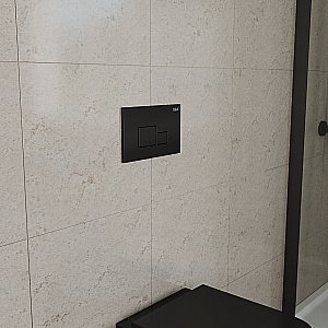 Кнопка для инсталляции D&K Quadro DB1519025 черная матовая купить в интернет-магазине сантехники Sanbest