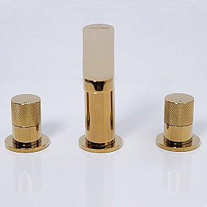 Смеситель для раковины WasserKRAFT Ems 7600 7635 золото купить в интернет-магазине сантехники Sanbest