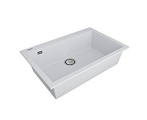 Кухонная мойка Paulmark Decoration 76 PM937650-WH белая матовая купить в интернет-магазине сантехники Sanbest