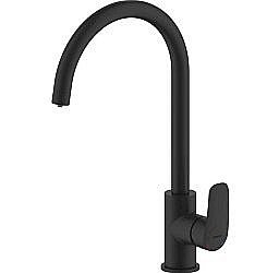 Смеситель для кухни Milardo Rora RORBLFJM05 черный купить в интернет-магазине сантехники Sanbest