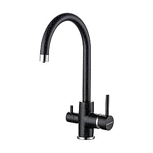 Смеситель для кухни Paulmark Essen Es213211-308 Черный, хром купить в интернет-магазине сантехники Sanbest