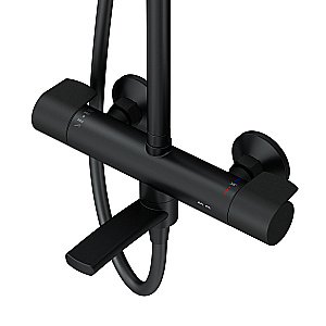 Душевая система AM.PM X-Joy F0785A522 черная купить в интернет-магазине сантехники Sanbest