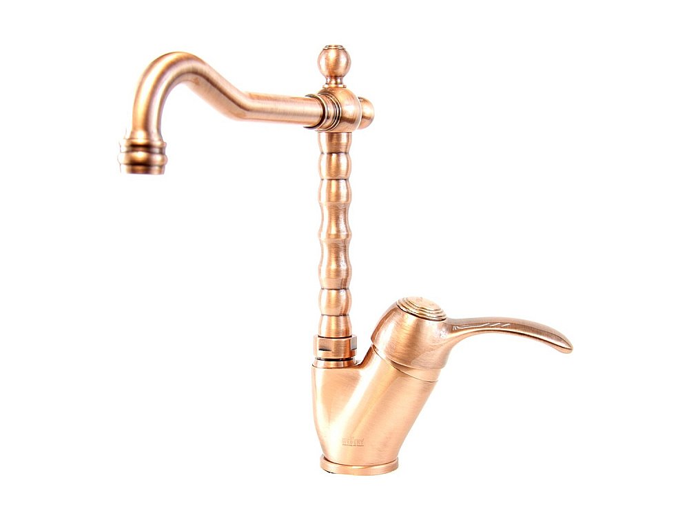 Смеситель для раковины Webert Aurora AU831702060 медь купить в интернет-магазине сантехники Sanbest