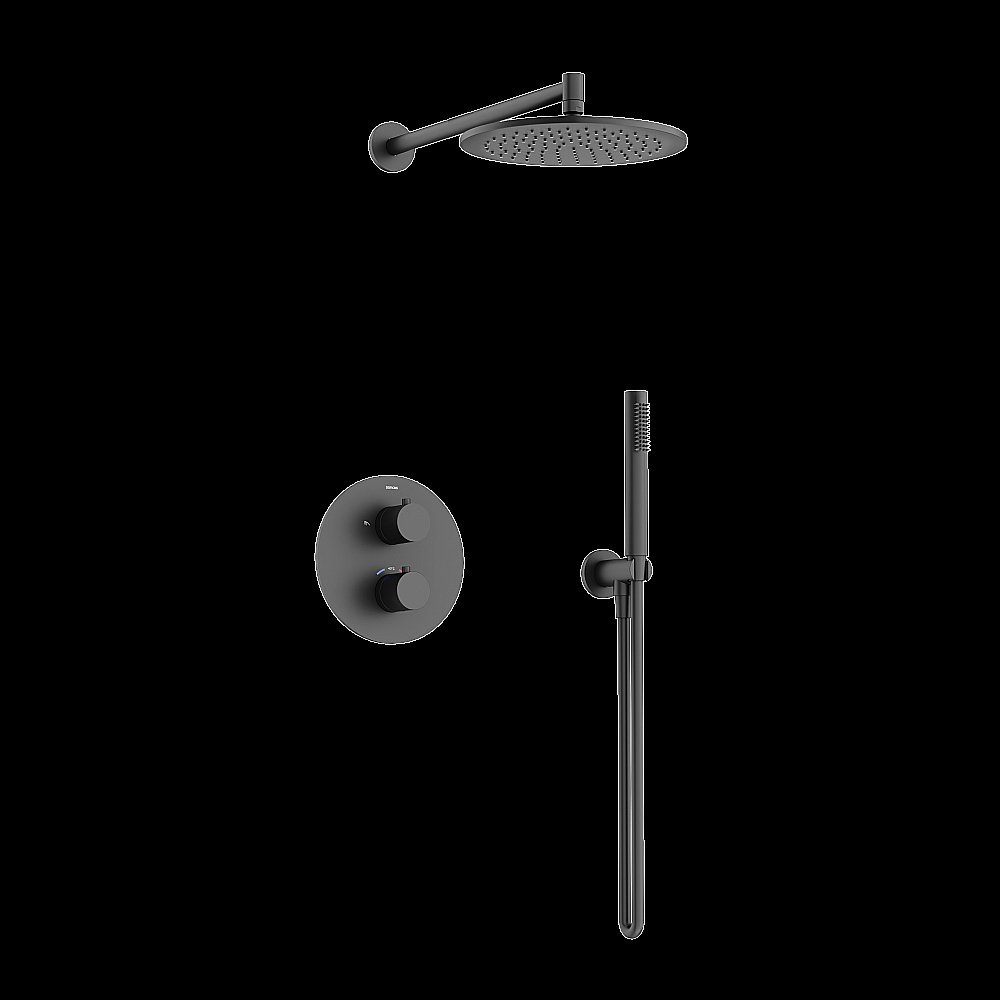 Душевая система Sancos Etna SC9010MB черный матовый купить в интернет-магазине сантехники Sanbest