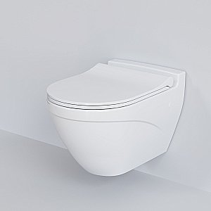 Унитаз подвесной Ambassador Nord 133T20001 белый купить в интернет-магазине Sanbest