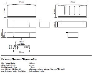 Мыльница Bemeta Cytro 102208302 купить в интернет-магазине сантехники Sanbest