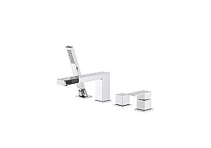 Смеситель для ванны Aquatek Либра AQ1648CR хром купить в интернет-магазине сантехники Sanbest