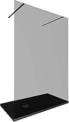 Душевое ограждение Allen Brau Infinity 2 140 3.21054.60.T стекло тонированное/профиль медь брашированная купить в интернет-магазине Sanbest