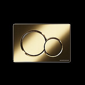 Кнопка для инсталляции Ceramica Nova Balance CN12-003BG брашированное золото купить в интернет-магазине сантехники Sanbest