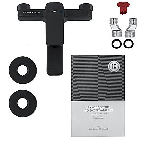 Смеситель для ванны WONZON & WOGHAND ARNIE WW-693101-MB черный матовый купить в интернет-магазине сантехники Sanbest