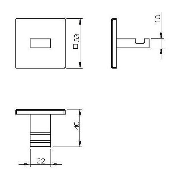 Крючок Langberger Molveno 71131 купить в интернет-магазине сантехники Sanbest