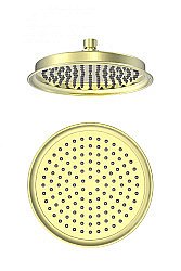 Верхний душ WONZON & WOGHAND, Брашированное золото (WW-88DP05-BG) купить в интернет-магазине сантехники Sanbest
