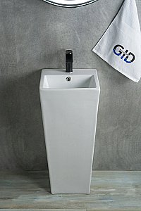 Раковина напольная Gid Autonomo 34 Nb147 81104 белая купить в интернет-магазине Sanbest