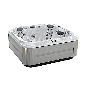 Минибассейн Jacuzzi SPA J335 214х214 ClearRay PRO3TECT+Ozone, подсветка IR и Red, cтерео, Platinum/панель Brushed Gray купить в интернет-магазине Sanbest