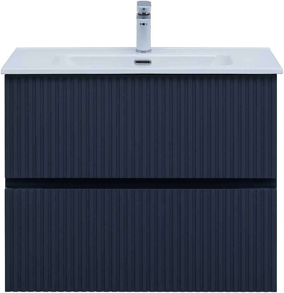 Тумба с раковиной Aquanet Джейн 80 маренго для ванной в интернет-магазине Sanbest