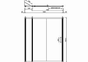 Душевая дверь раздвижная Burlington 170 стекло прозрачное/профиль хром купить в интернет-магазине Sanbest
