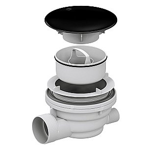 Сифон для душевого поддона RGW Velplex QYD-01 черный купить в интернет-магазине сантехники Sanbest