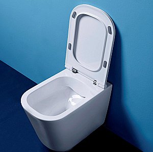 Унитаз приставной Kerasan Tribeca 5118 Белый Матовый, безободковый купить в интернет-магазине Sanbest